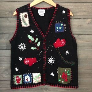 Vintage Christmas vest